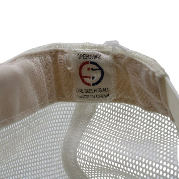 Norms The Best For Nes White Snapback Trucker Hat Pineapple Hula Girl Vintage - Picture 9 of 9